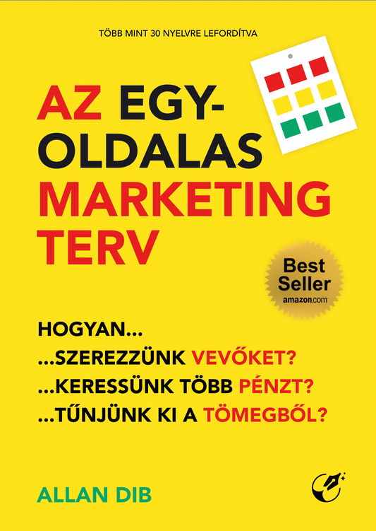 Az egyoldalas marketingterv